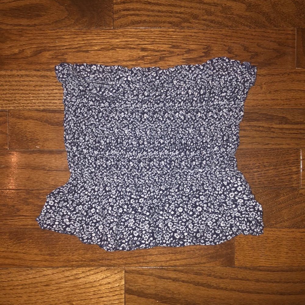 Ruched crop top size XS